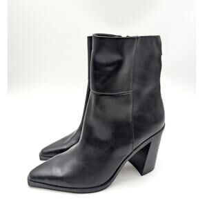 Steve Madden Silvee Pointed Toe Chunky Heels Ankle Boots Women's Size US9.5 EU40